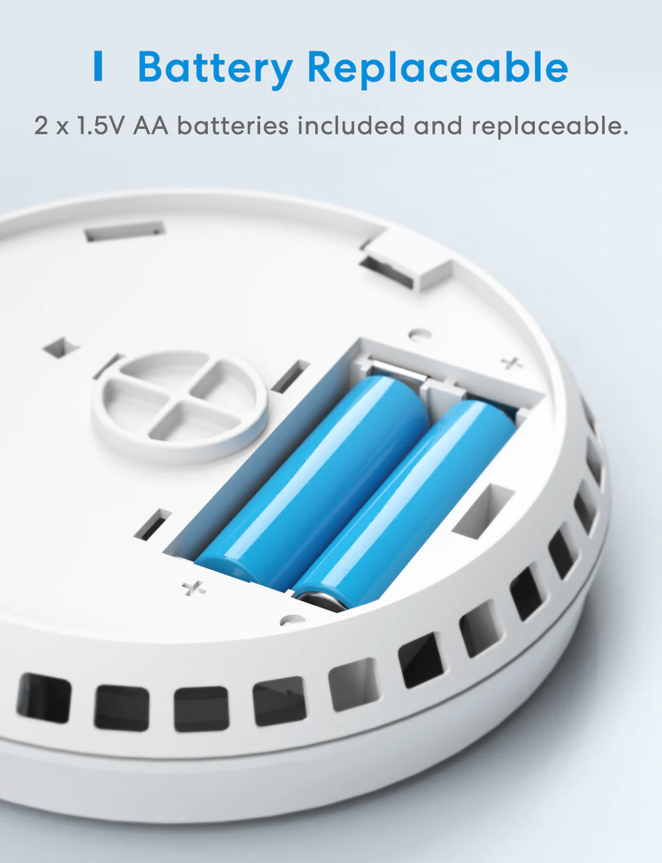 1150b جهاز كشف الدخان اللاسلكي الذكي - ميروس