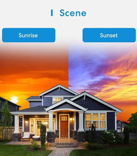 مفتاح اضاءة حائط ذكي بتقنية واي فاي، تحكم عن بعد عبر التطبيق - ميروس