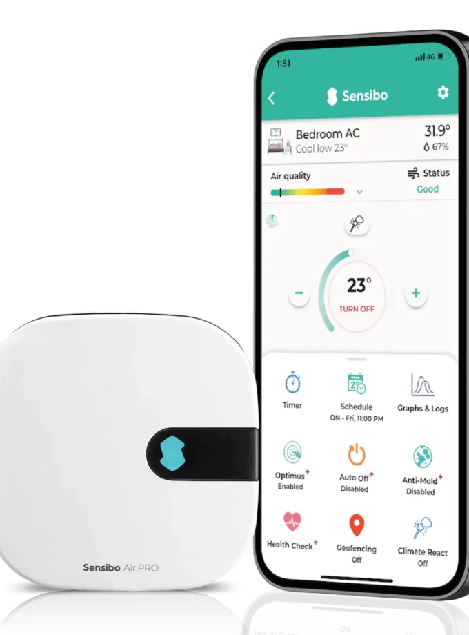 Sensibo Air PRO - Air Conditioner Smart Controller & Air Quality Sensor