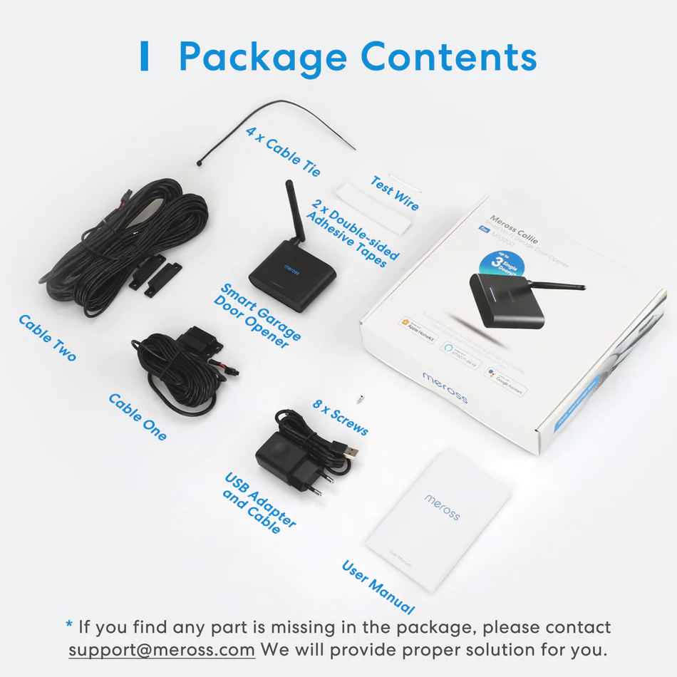 AppleHomeKitSmartGarageDoorOpener7 جهاز تحكم عن بعد ذكي لفتح باب المرآب مع هوائي خارجي، حتى 3 ابواب فردية، تحكم عن طريق التطبيق - ميروس AppleHomeKitSmartGarageDoorOpener7 جهاز تحكم عن بعد ذكي لفتح باب المرآب مع هوائي خارجي، حتى 3 ابواب فردية، تحكم عن طريق التطبيق - ميروس