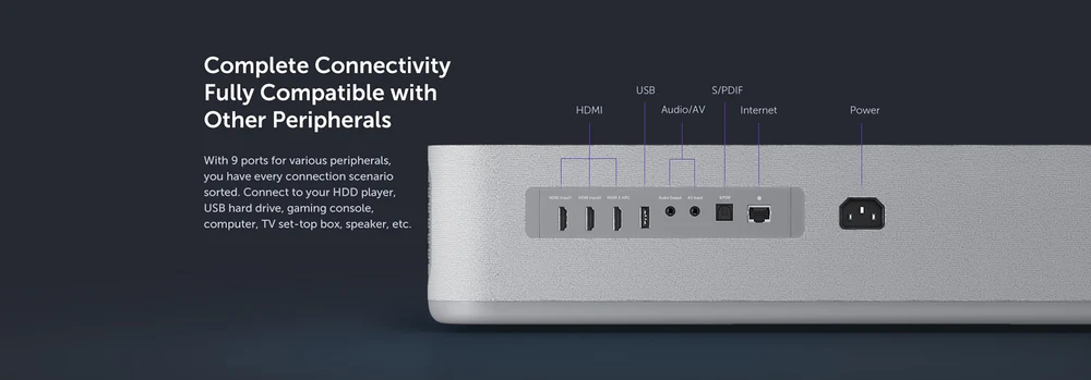 VA LT002 LP 11 1000 جهاز عرض تلفزيوني ذكي ليزر 4K HDR10، جهاز عرض الافلام المنزلية - فافا